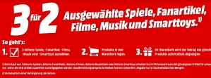 Media Markt: 3 Blu-rays kaufen und nur 2 bezahlen