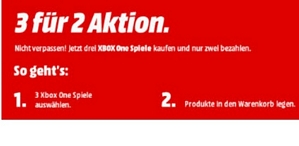 Media Markt – 3 für 2-Aktion [Xbox One]
