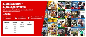 Media Markt – 2 Spiele kaufen, 2 Spiele geschenkt