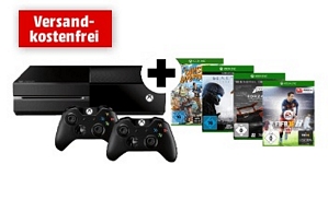 Xbox One Bundle + 2 Controller + Halo 5 + Forza 5 + FIFA 16 + Sunset Overdrive