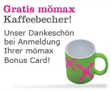 Kostenloser Kaffeebecher von mömax