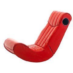 Music Rocker basic Soundsessel rot