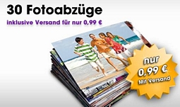 myprinting: 30 Fotoabzüge inklusive Versand nur 99 Cent (nur für Neukunden)
