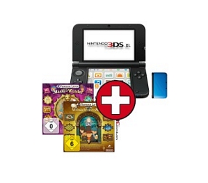Nintendo 3DS XL blau + Prof. Layton