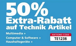 Neckermann: Ausverkauf mit 50 Prozent Rabatt auf Technikartikel und mit 70 Prozent Rabatt auf Haushaltswaren