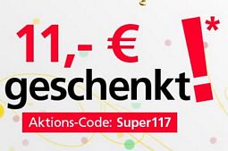 Nur heute: 11 Euro-Gutschein mit einem Mindesbestellwert von 25 Euro bei Neckermann