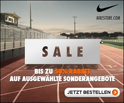 NIKE Store: Bis zu 50 Prozent Rabatt auf ausgewählte Sonderangebote