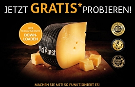 Old Amsterdam Hartkäse kostenlos probieren
