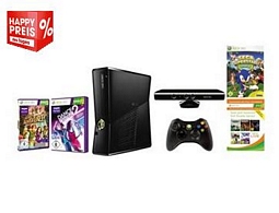 Microsoft XBox360 4G Kinect Dance Central 2 Set + Sega Super Star Tennis