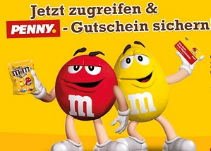 M&Ms im Wert von bis zu 10 Euro durch Penny-Gutschein kostenlos erhalten