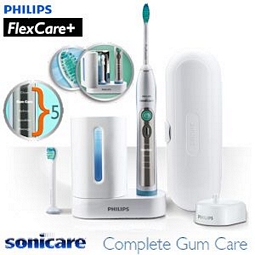 Philips Sonicare HX6932/34 FlexCare Schallzahnbürste 2. Handstück weiß/grün