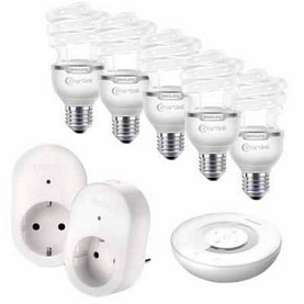 Philips Living Whites Starter Set mit 5 Lampen und Fernbedienung
