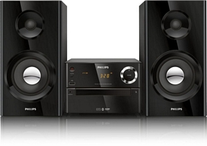 Philips BTM2180 Kompaktanlage mit Bluetooth (70W, Bassreflex, USB, UKW, CD-MP3)