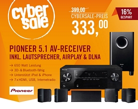 Pioneer HTP-202 5.1 Soundsystem mit Receiver