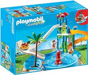 Playmobil 6669 – Aquapark mit Rutschentower