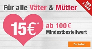 PLUS Onlineshop – 15 Euro Rabatt ab 100 Euro Mindestbestellwert