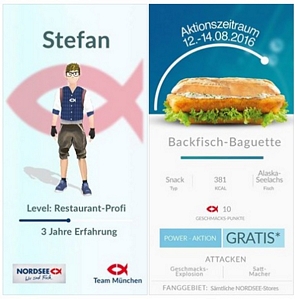 NORDSEE: Backfisch-Baguette kostenlos für alle Pokémon GO-Spieler