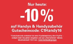 Ebay: 10 Prozent Rabatt auf alle Smartphones (nur heute)