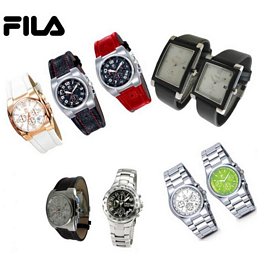 Verschiedene Markenuhren von Fila