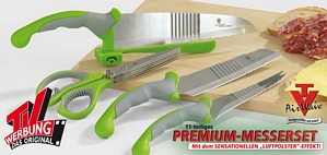 ProV 11-teiliges Air Wave Messerset Premium mit Lufteffekt