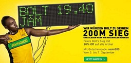 PUMA Online-Shop: 20 Prozent Rabatt auf alle nicht-reduzierten Artikel bis zum 23. September 2012