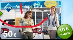 Aral-Tankgutschein im Wert von 50 Euro für 40 Euro bei Quicker (mit SparCard für nur 35 Euro)