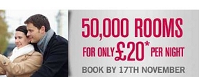 Ramada UK: 50.000 Zimmer ab jeweils 20 Pfund (rund 24 Euro)