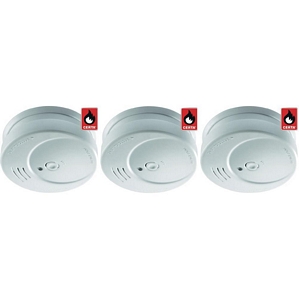 CERTA Rauchwarnmelder 3er Set 004030 batteriebetrieben