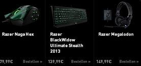 Razer Onlineshop – 50 Prozent Rabatt auf alle Artikel