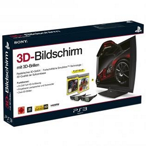 Sony Computer Entertainment 3D Bildschirm + 2x 3D Brillen (inkl. Killzone 3 + Gran Turismo 5)
