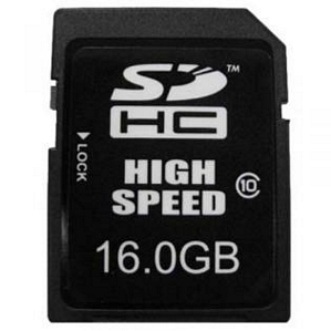 Markenprodukt SDHC 16 GB Class 10 Speicherkarte