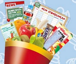 REWE: Schultüte kostenlos befüllen lassen