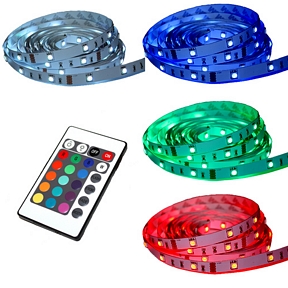 10M RGB STRIPE + Controller + Fernbedienung + Netzteil 5050 LED SMD Leiste