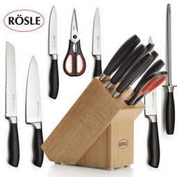 Rösle Messerblock mit 7 Messern