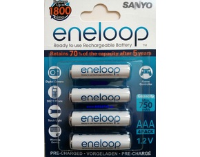 8x Sanyo Eneloop HR-4UTGB AAA Blisterpackung