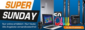 Saturn Super Sunday-Angebote am 16. August 2015
