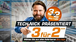 Saturn: 3 Blu-rays kaufen, nur 2 bezahlen