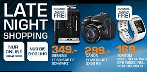 Saturn Latenight-Shopping am 20. August 2014