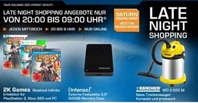 Saturn Latenight-Shopping am 16. Oktober 2013