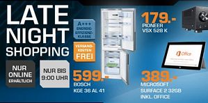 Saturn Latenight-Shopping am 07. Mai 2014
