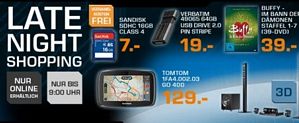 Saturn Latenight-Shopping am 12. Februar 2014 u.a. mit der Samsung 250GB SSD 840 EVO für 129 Euro