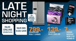 Saturn Latenight-Shopping am 01. Oktober 2014