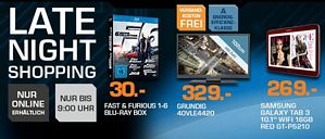 Saturn Latenight-Shopping am 12. März 2014