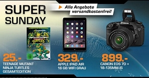Saturn Super Sunday-Angebote am 1. Februar 2015