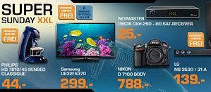 Saturn Super Sunday-Angebote am 08. Juni 2014