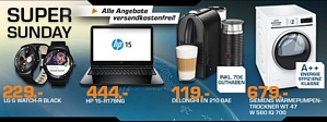 Saturn Super Sunday-Angebote am 8. Februar 2015
