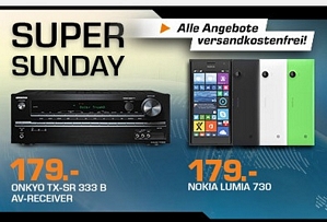 Saturn Super Sunday-Angebote am 11. Januar 2015