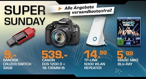Saturn Super Sunday-Angebote am 12. Oktober 2014