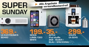 Saturn Super Sunday-Angebote am 14. September 2014