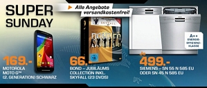 Saturn Super Sunday-Angebote am 14. Dezember 2014